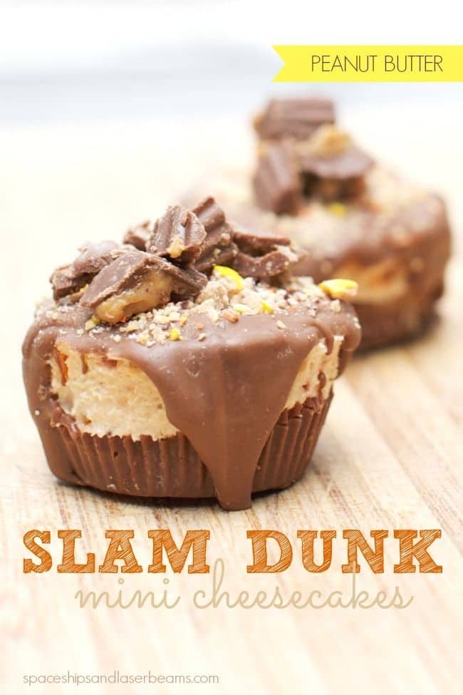 50 No Bake Treats: Reese's Slam Dunk No Bake Cheesecake