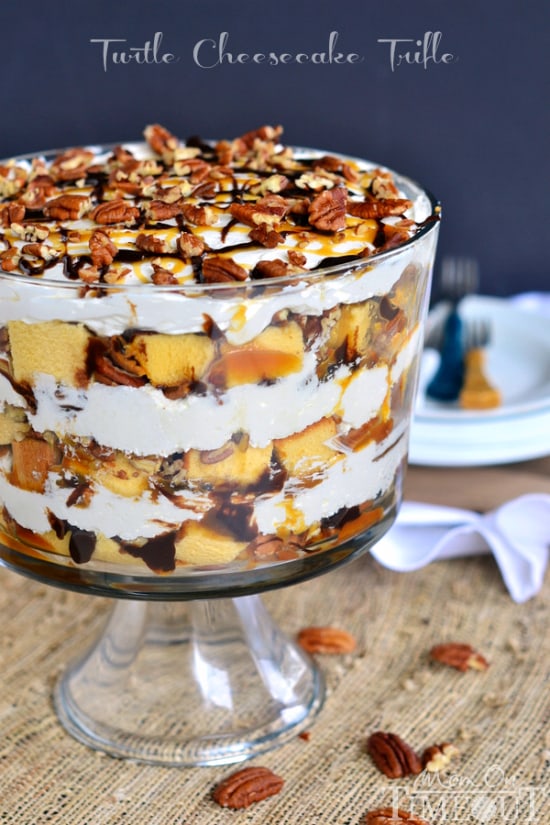 50 No Bake Treats: Turtle Cheesecake Trifle
