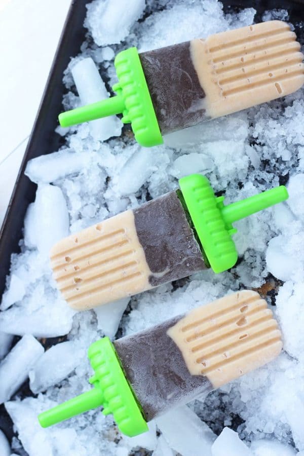 50 Popsicles: Banana Chocolate Popsicles