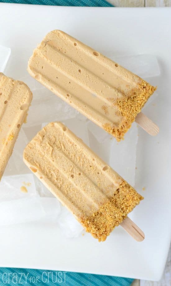 50 Popsicles: Biscoff Pie Pops