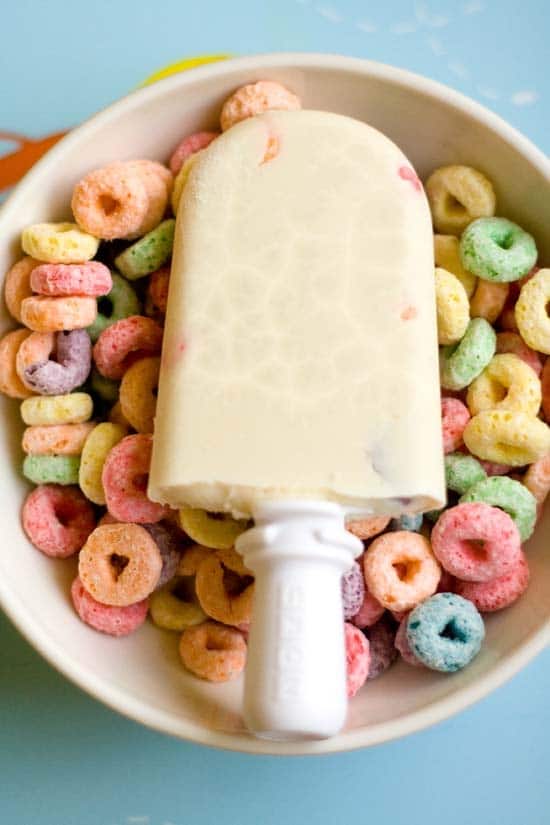 50 Popsicles: Cereal and Milk Popsicles
