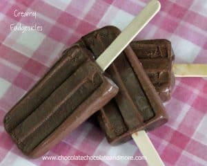 Creamy Fudgesicles-perfect for cooling off on a hot day, rich, creamy and from scratch!