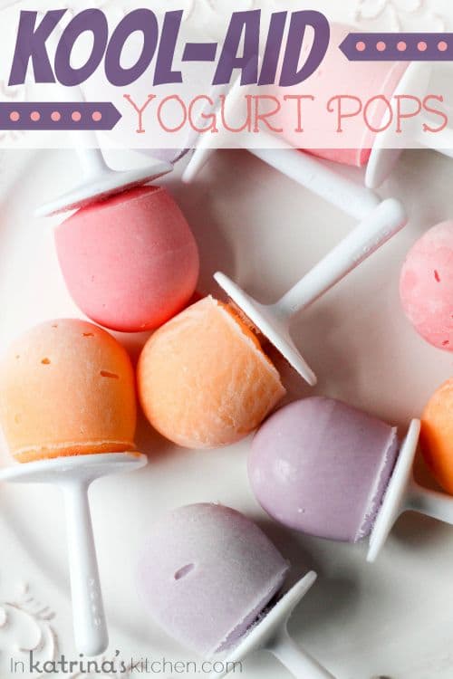 50 Popsicles: Kool-Aid Yogurt Pops