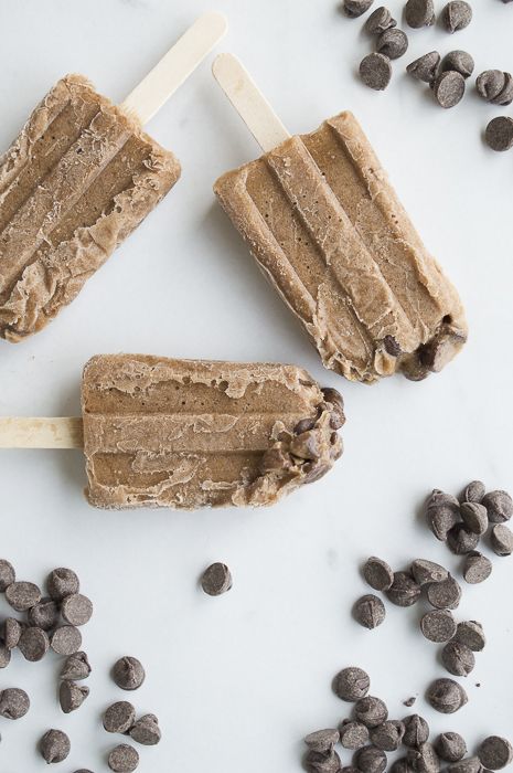 50 Popsicles: Mocha Banana Popsicles
