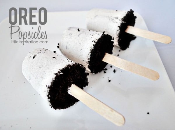 50 Popsicles: Oreo Popsicles