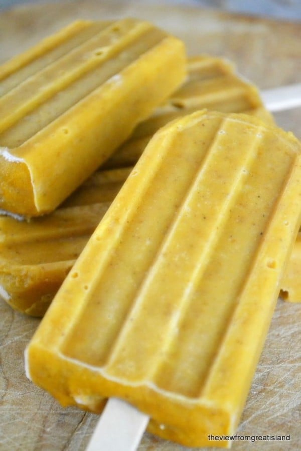 50 Popsicles: Pumpkin Pie Pops