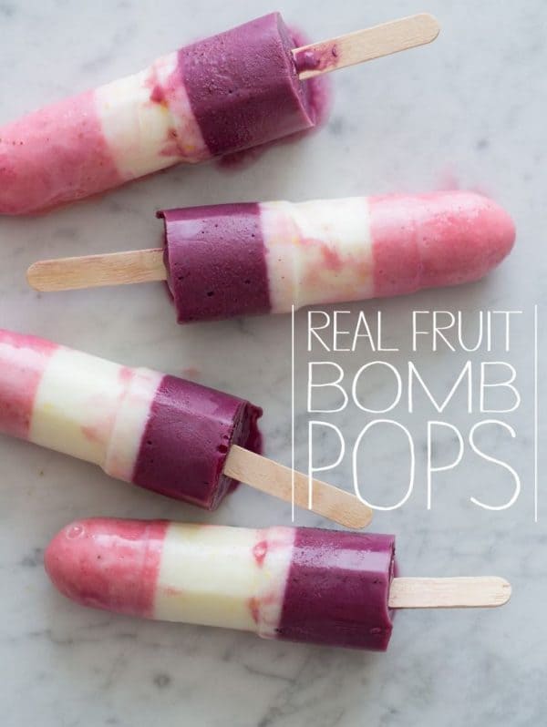 50 Popsicles: Real Fruit Bomb Pops
