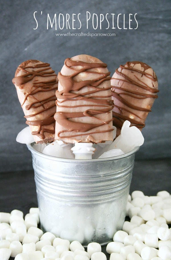 50 Popsicles: S'mores Popsicles