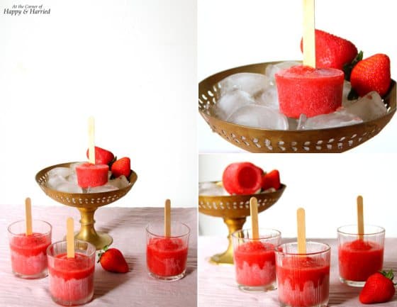 50 Popsicles: Sweet Strawberry Popsicles