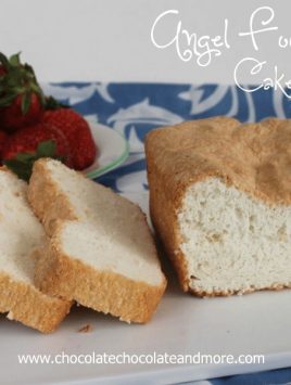 Vanilla Angel Food Cake this is the perfect recipe to use when you don't need a large tube cake