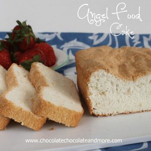 Vanilla Angel Food Cake this is the perfect recipe to use when you don't need a large tube cake