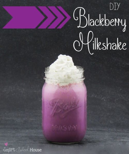 100 Frozen Drinks: Blackberry Milkshake