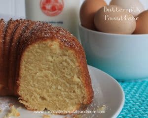 Buttermilk Pound cake-the perfect accompaniment to fresh fruit, a light syrup or all on it's own!