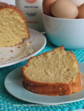 Buttermilk Pound cake-the perfect accompaniment to fresh fruit, a light syrup or all on it's own!