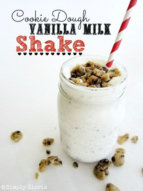 100 Frozen Drinks: Cookie Dough Vanilla Milk Shake