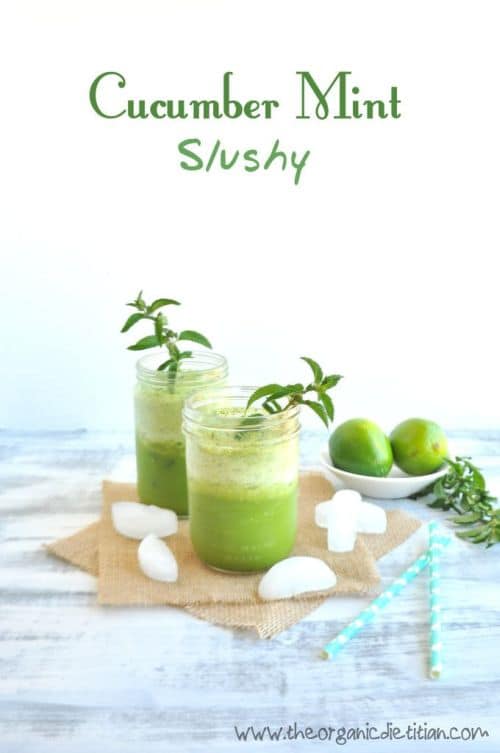 100 Frozen Drinks: Cucumber Mint Slushy
