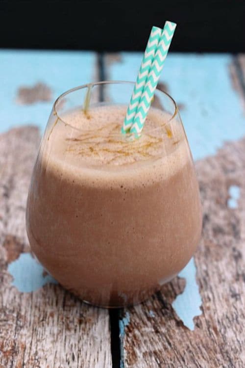 100 Frozen Drinks: Dairy Free Salted Caramel Chocolate Milkshake