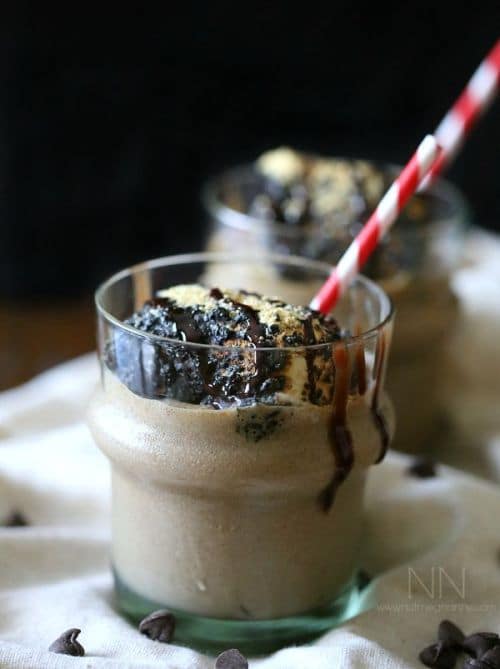 100 Frozen Drinks: Double Chocolate S'mores Milkshake