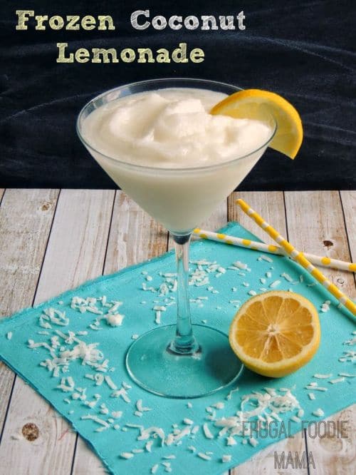 100 Frozen Drinks: Frozen Coconut Lemonade