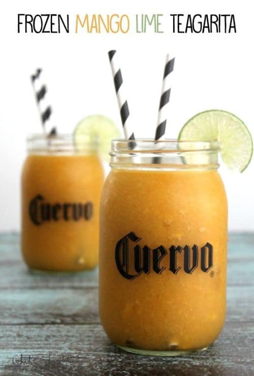 100Frozen Drinks: Frozen Mango Lime Teagarita