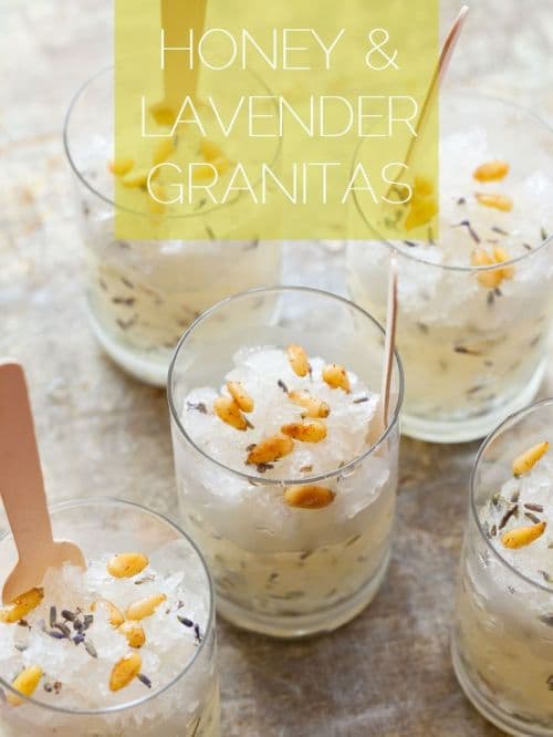 100 Frozen Drinks: Honey and Lavender Granitas