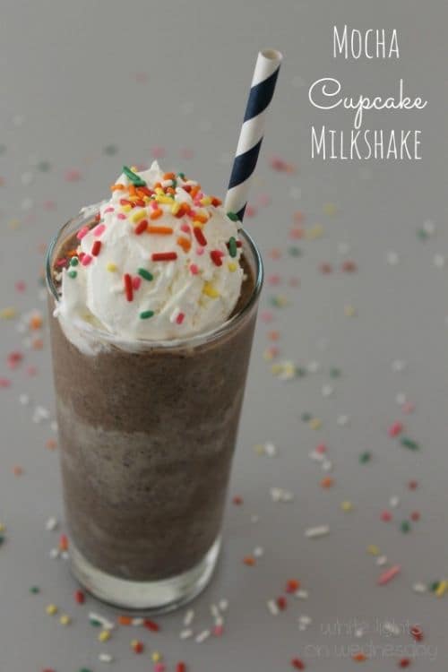 100 Frozen Drinks: Mocha Cupcake Milkshake
