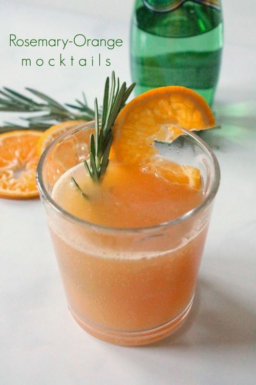100 Frozen Drinks: Orange-Rosemary Mocktails