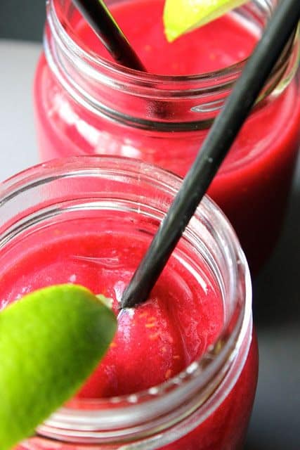 100 Frozen Drinks: Raspberry Margaritas