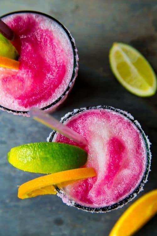 100 Frozen Drinks: Sangria Swirled Frozen Margaritas
