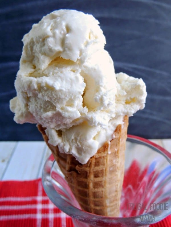 50 Very Vanilla Recipes: 4 Ingredient No Churn Vanilla Ice Cream