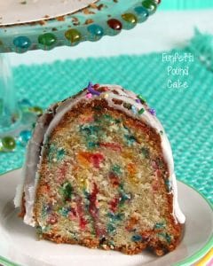 Everything is better with sprinkle especially when it's a Funfetti Pound Cake made from scratch!