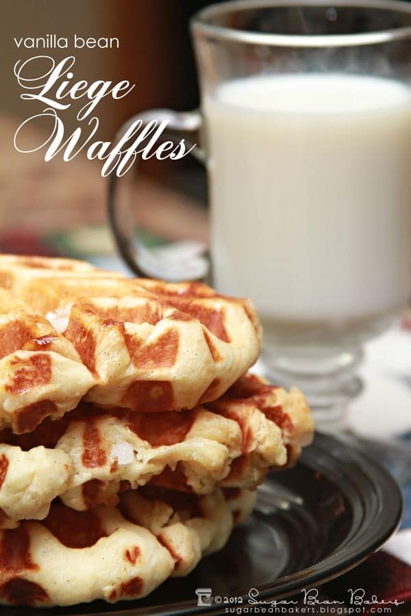 50 Very Vanilla Recipes: Vanilla Bean Liege Waffles