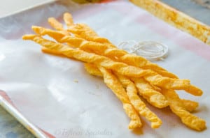 Puffed Cheddar Cheese Twists