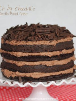 Death by Chocolate Devils Food Cake-what a way to go!