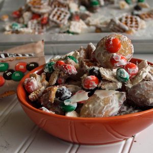 Pumpkin Spiced White Trash-a great way to clean out the snack cabinet!