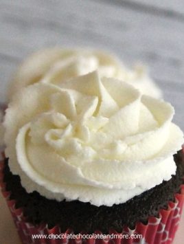 Special Dark Chocolate Cupcakes-a moist delicate crumb with a rich dark chocolate flavor!