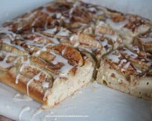 Apple Cake, also known as an Apple Kuchen, simple vanilla cake, topped with sliced apples and a cinnamon sugar mixture makes a great presentation for any occasion!