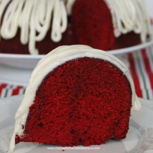 Red Velvet Bundt Cake-moist crumb, vibrant color, this cake is perfect for any occasion, especially the Holidays!
