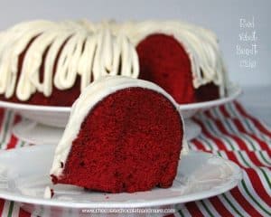 Red Velvet Bundt Cake-moist crumb, vibrant color, this cake is perfect for any occasion, especially the Holidays!