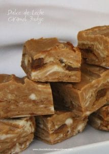 Dulce de Leche Caramel Fudge-rich and creamy with pockets of pure caramel goodness swirled in!