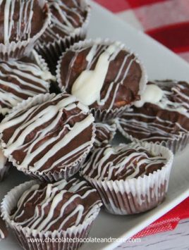 Crock Pot Candy-A soft Chocolate candy filled with peanuts and caramel, made in the crock pot!