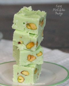 Pistachio Fudge-rich, creamy fudge, takes just minutes to make!