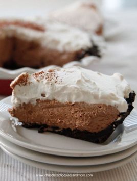 Mint Chocolate Truffle Pie-Chocolate, Chocolate and more