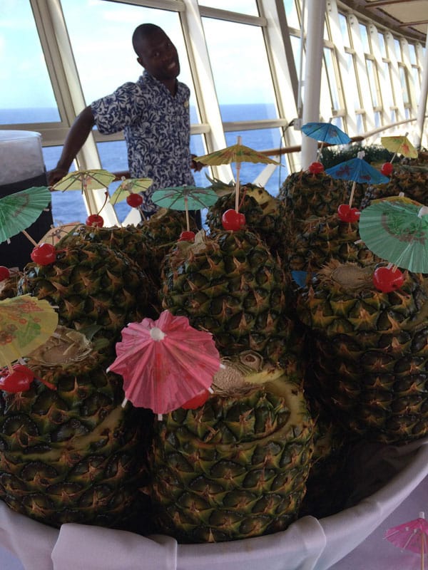 Pineapple Drinks Oasis of the Seas