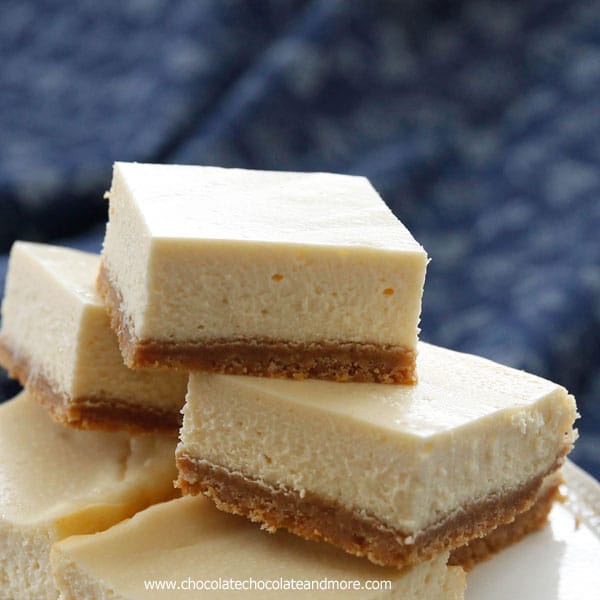 Classic Cheesecake Bars  Chocolate Chocolate and More!