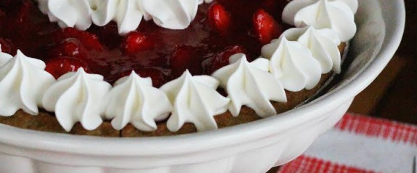 Strawberries and Cream Pie