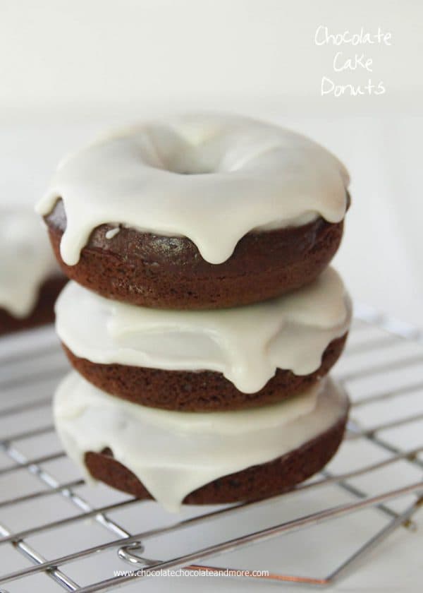 Chocolate Cake Donuts - Chocolate Chocolate and More!