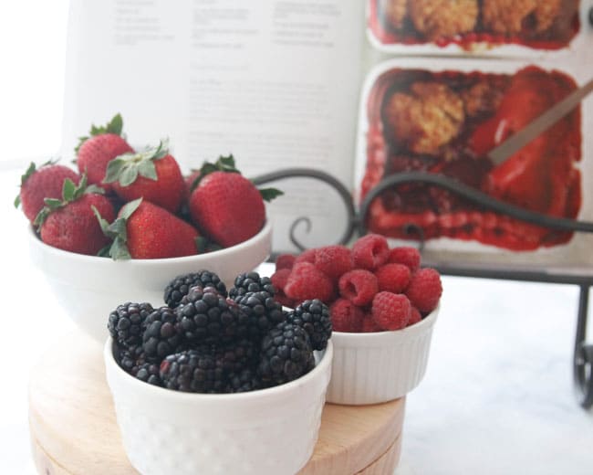 Summer Berry Cobbler from the Skinny Taste Cookbook 