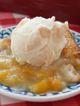Simple Peach Cobbler
