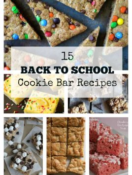 15 Back to School Cookie Bar Recipes